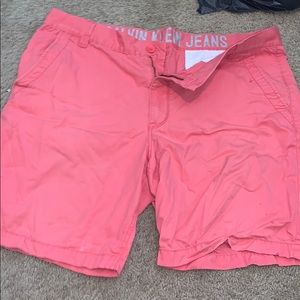 Salmon colored men shorts